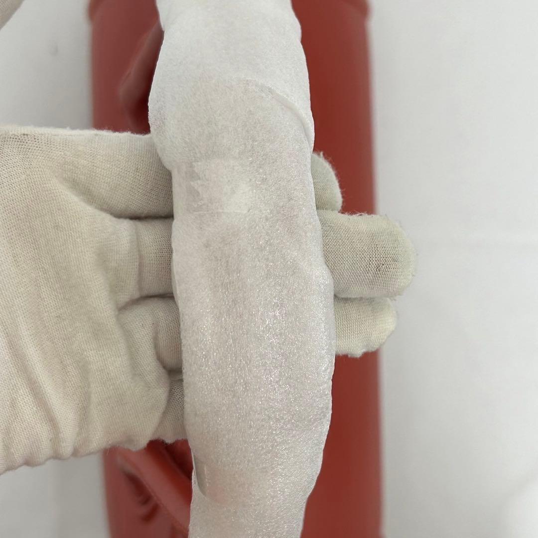 【未使用品/保存袋付】フルラ カレッジ トートバッグ レザー 赤 A4可 手提げ