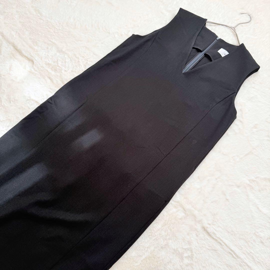 未使用級✨ソージュ　ウールライクジャンパースカート　ブラック　M 現行品