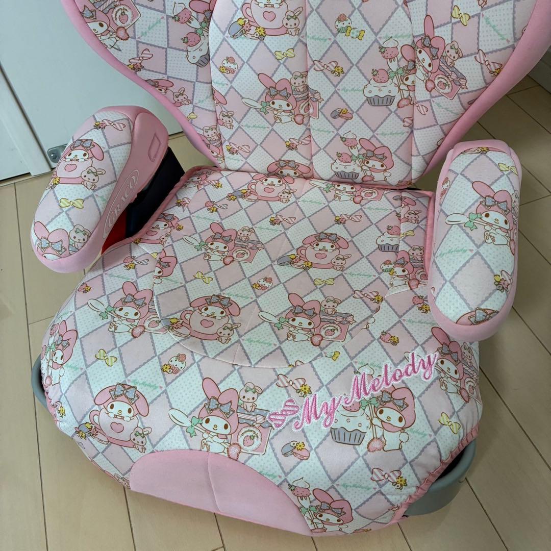 めろりん様　GRACOジュニアシートベルト （グレコ×マイメロディ限定モデル)