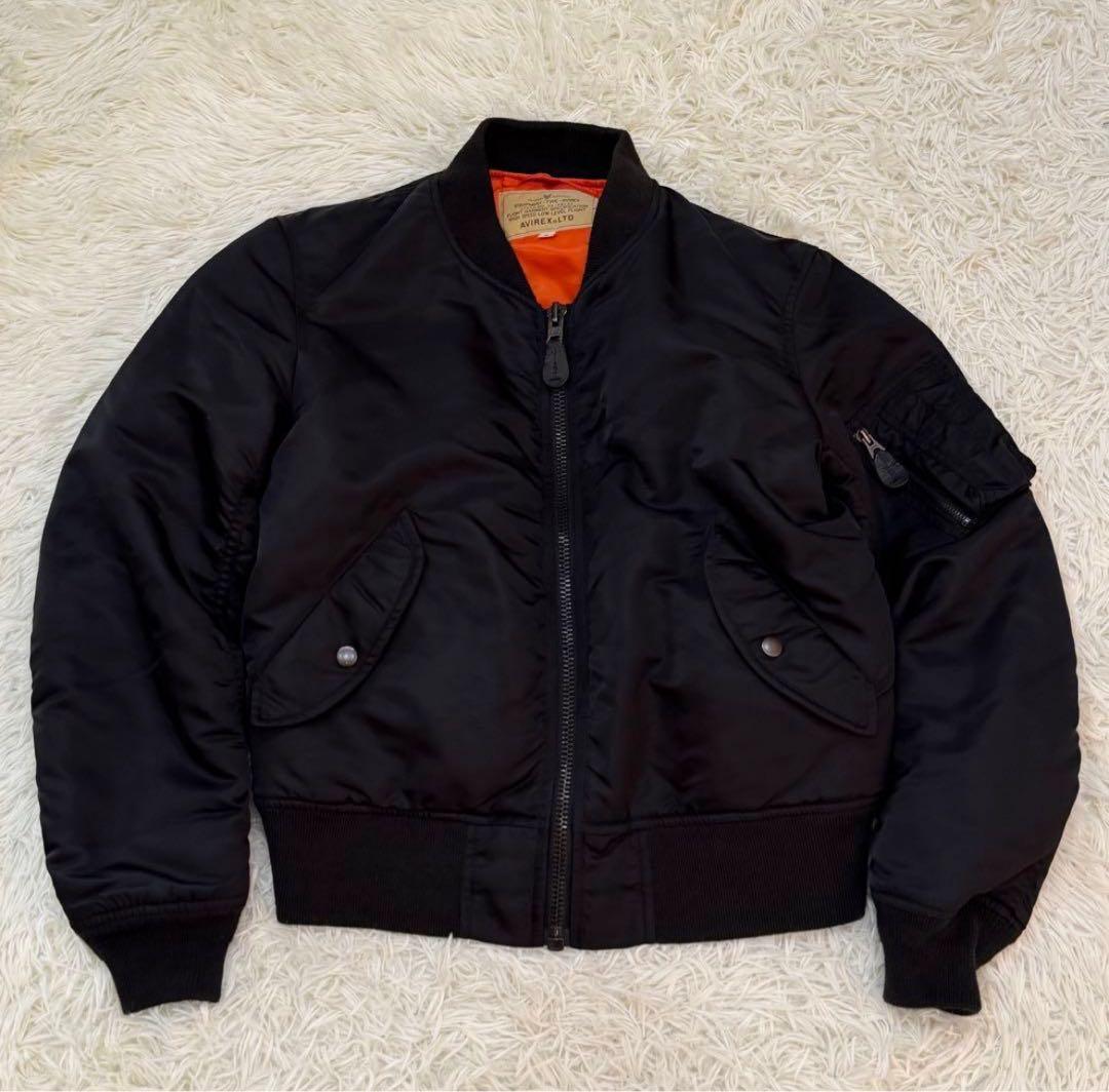 1944 AVIREX MA-1フライトジャケット 黒 Sサイズ 最終値下 - メルカリ