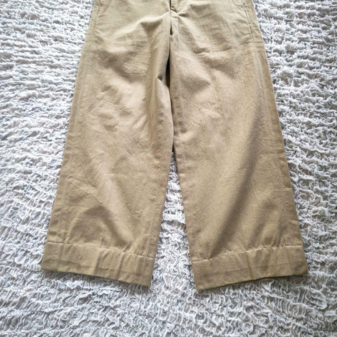 45R おこめチノのシャルロット　ワイドパンツ　ベージュ　サイズ1