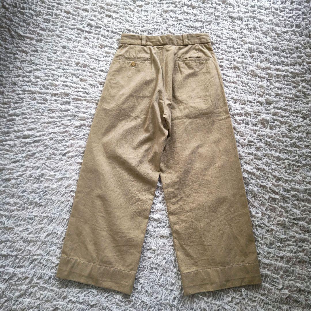 45R おこめチノのシャルロット　ワイドパンツ　ベージュ　サイズ1