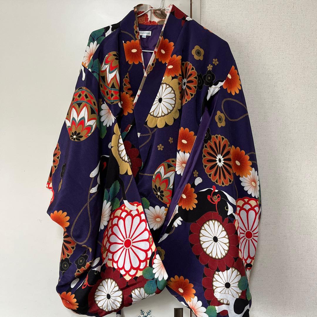 小学生 卒業式 女の子 袴セット キャサリンコテージ　簡単着付け140 手毬猫