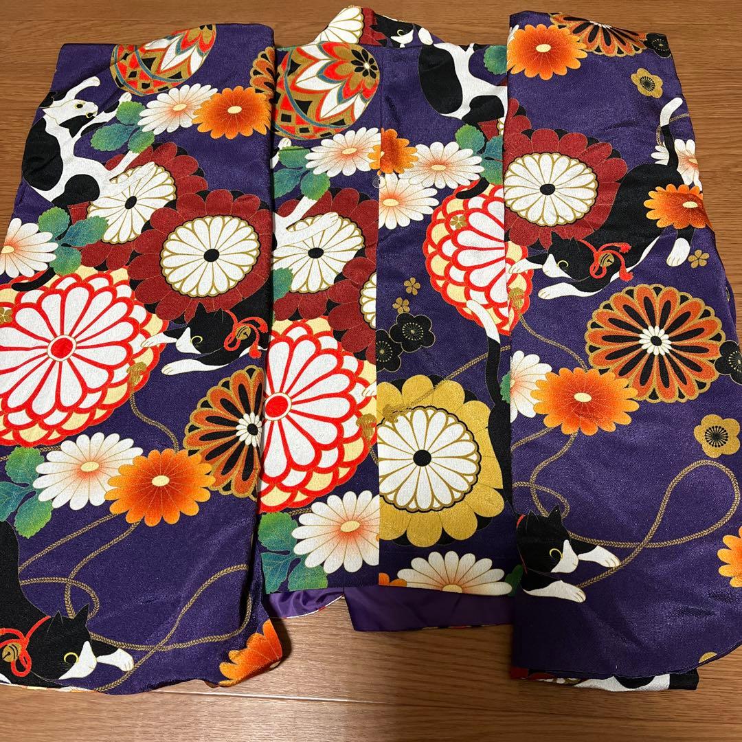 小学生 卒業式 女の子 袴セット キャサリンコテージ　簡単着付け140 手毬猫