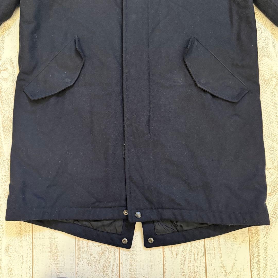 イタリア製【ベルスタッフ 】メルトンウール フーデッドコート