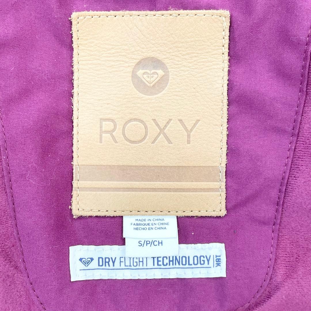 4420【極美品】ロキシー ジャケット スノボウェア デニム調 中綿入り