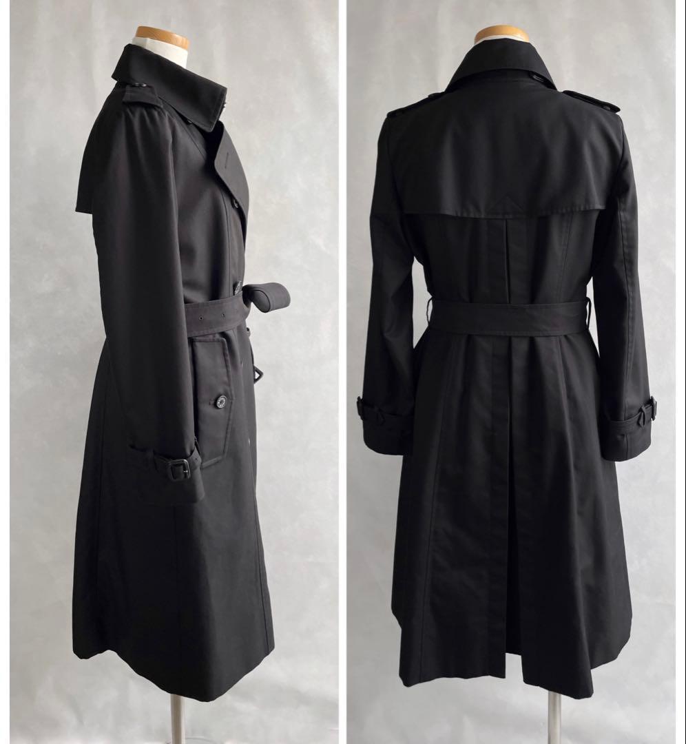 美品✨マッキントッシュロンドン　トレンチコート　38 黒　チェックライナー付き