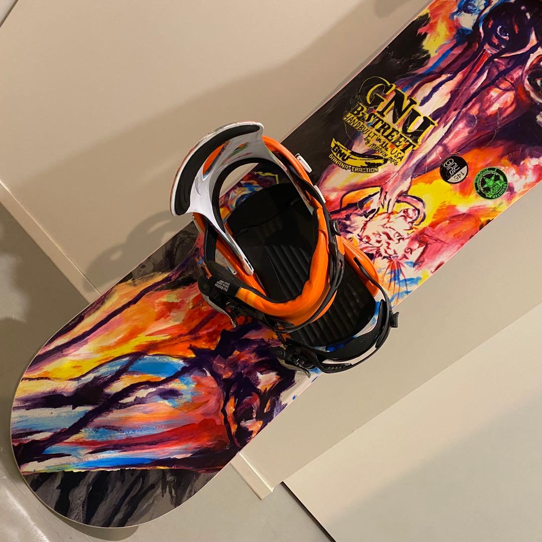 GNU スノーボード 145cm マルチカラー