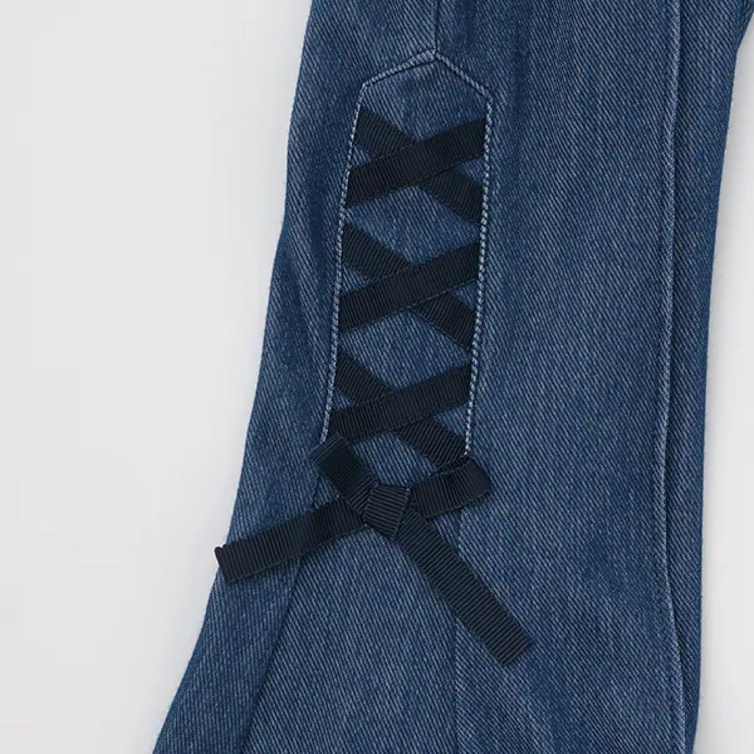 新品 今季 ANNA SUI mini フレアパンツ 140