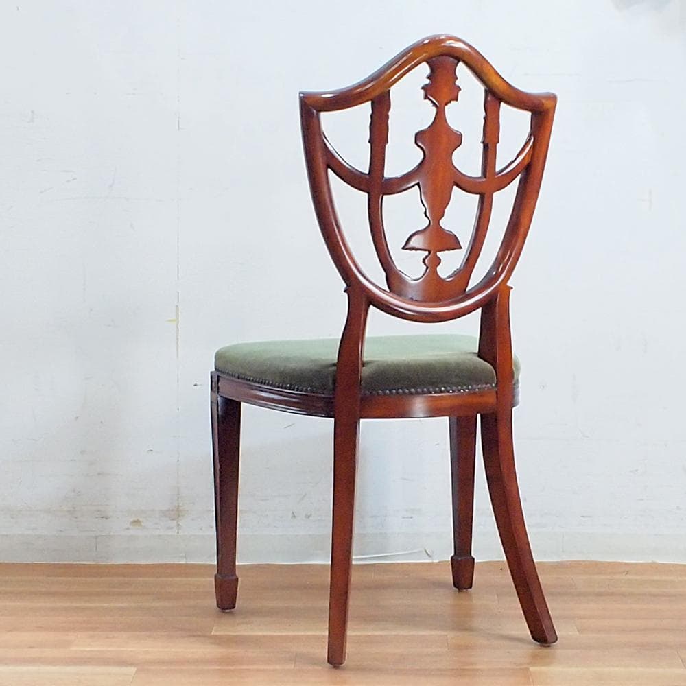 クラシカル ダイニングチェア A 彫刻 透かし彫り アンティーク
