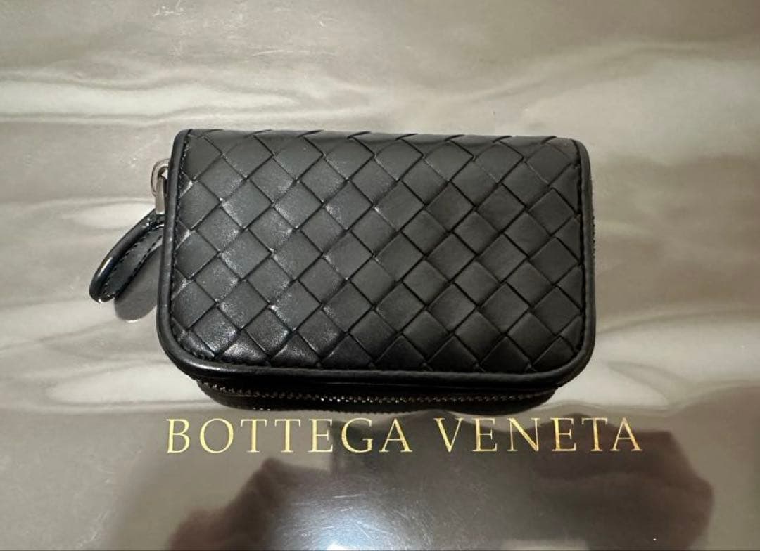 ★【極美品】ボッテガヴェネタ ケース ラム／ネロブラック／✨✨✨5️⃣