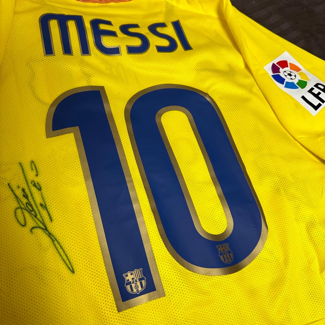 バルセロナ 選手実使用ユニフォーム 証明書付き チーム直筆サイン