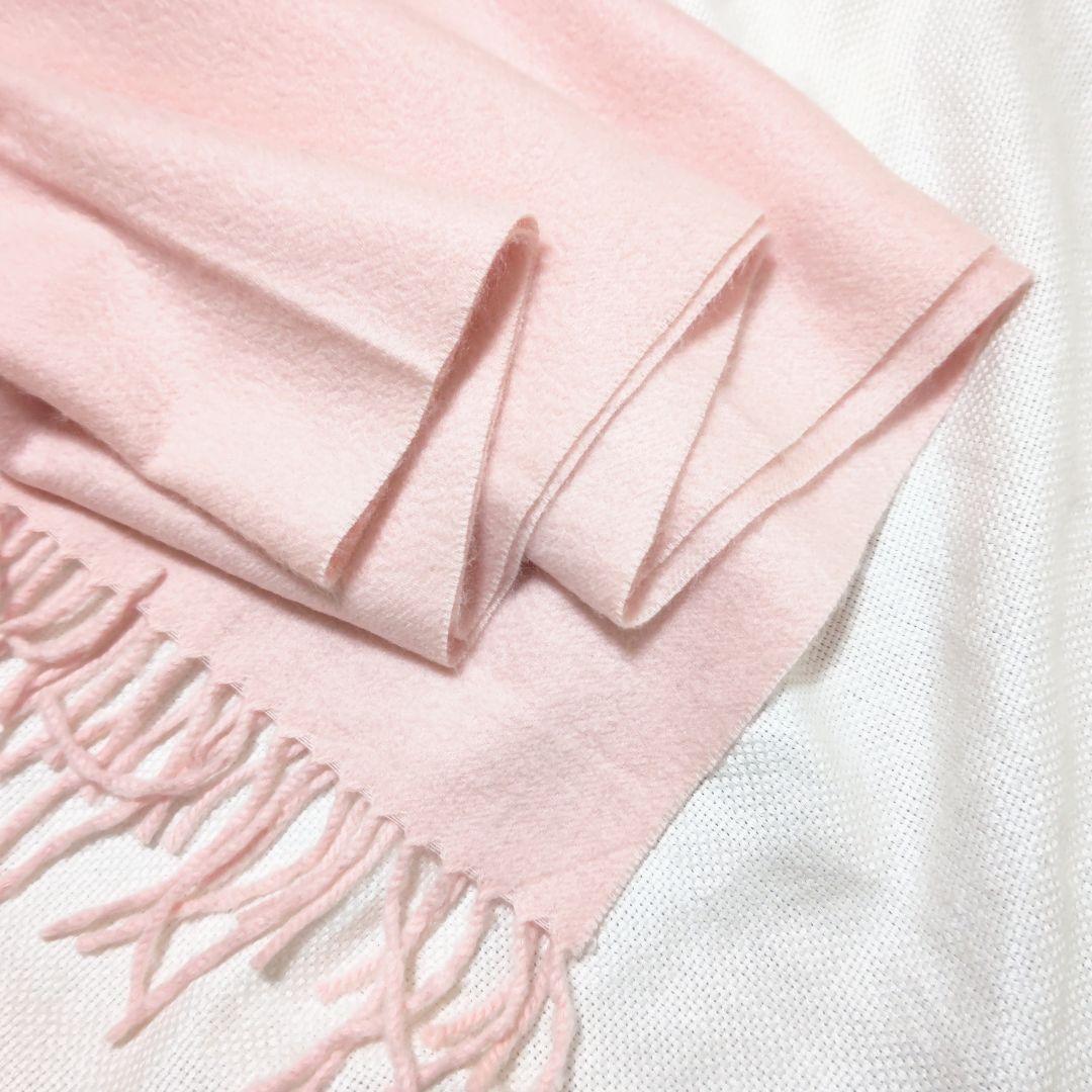 BALLANTYNEバランタイン100%カシミヤ大判フリンジストールマフラー