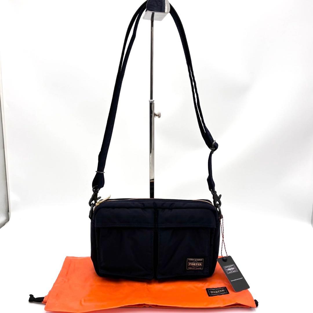 最新型 新品 ポーター タンカー スリングバッグ ショルダーバッグ ネイビー