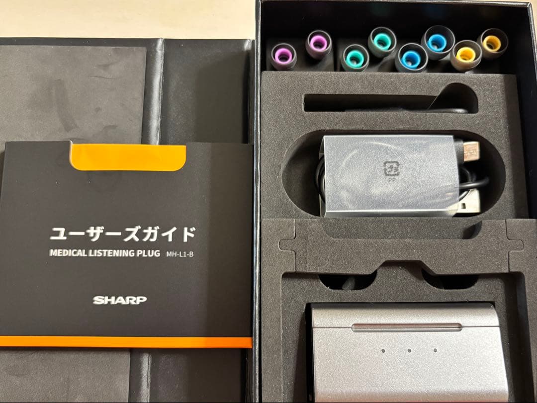 お値下げ！シャープ メディカルリスニングプラグ MH-L1-B