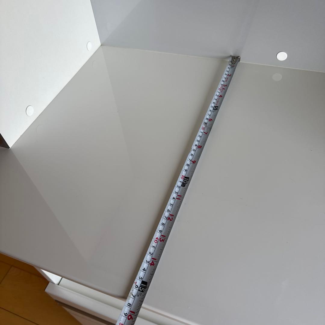 ホワイト 収納キャビネット