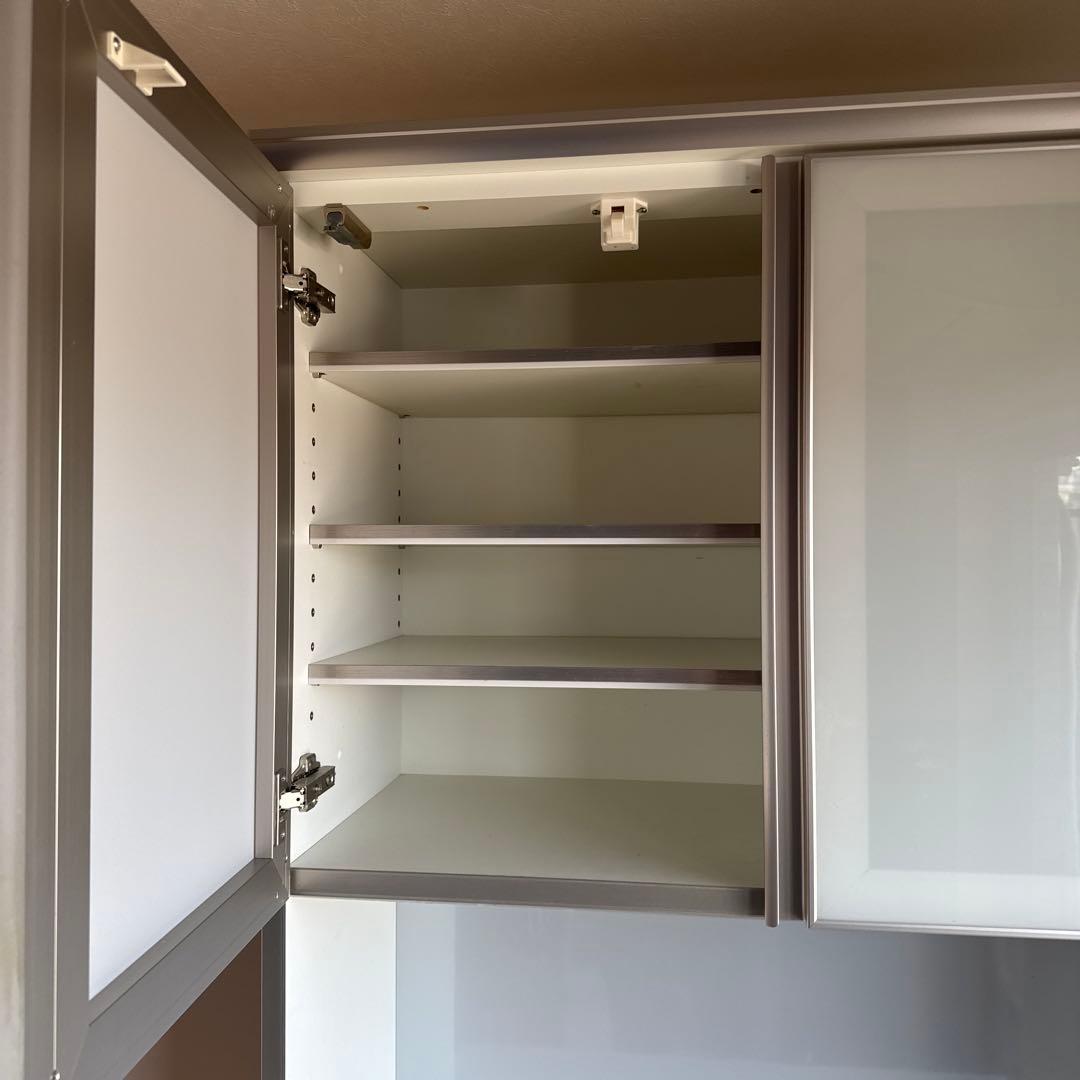 ホワイト 収納キャビネット