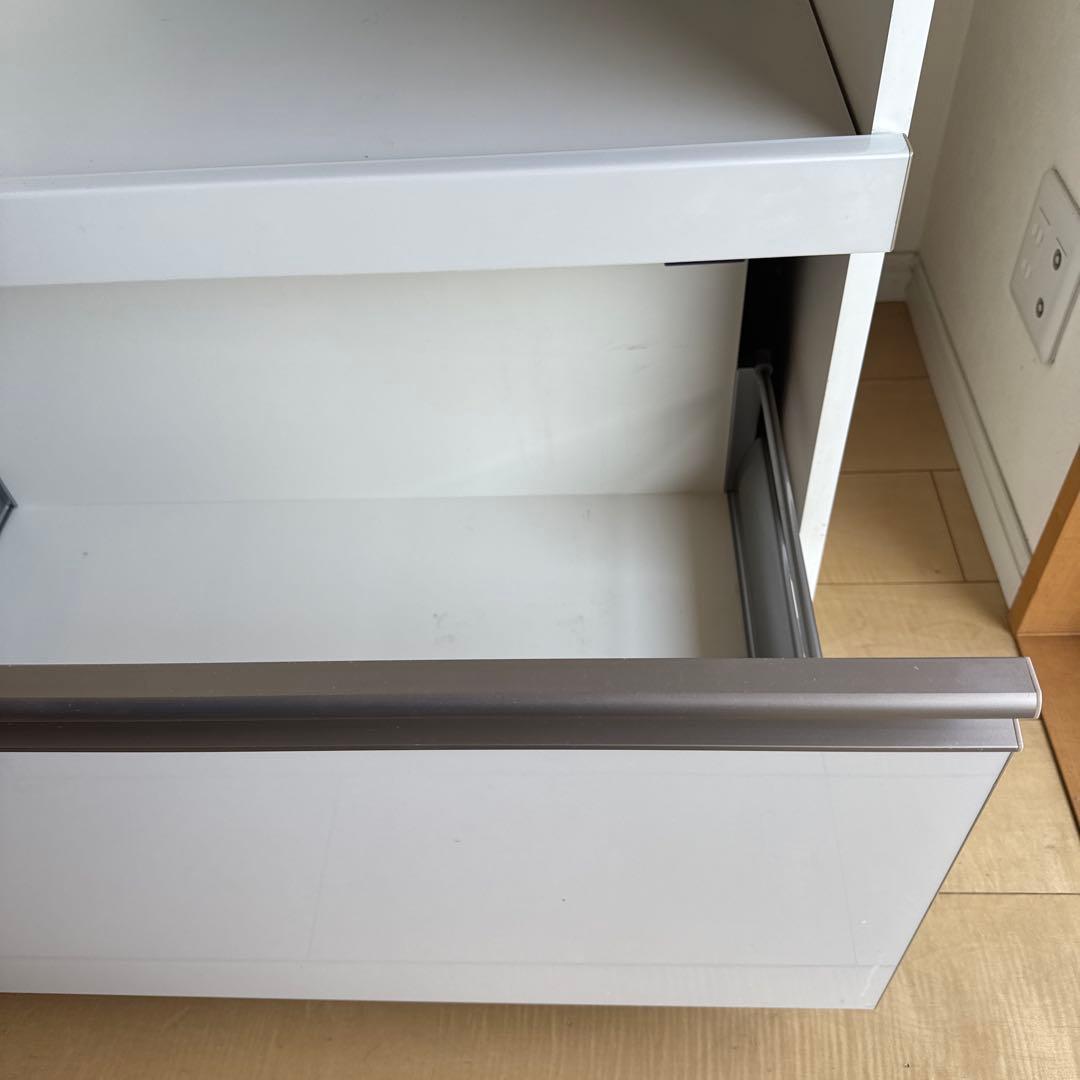 ホワイト 収納キャビネット