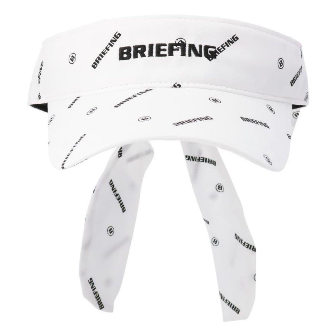 新品　BRIEFING WS MONOGRAM RIBBON VISOR
