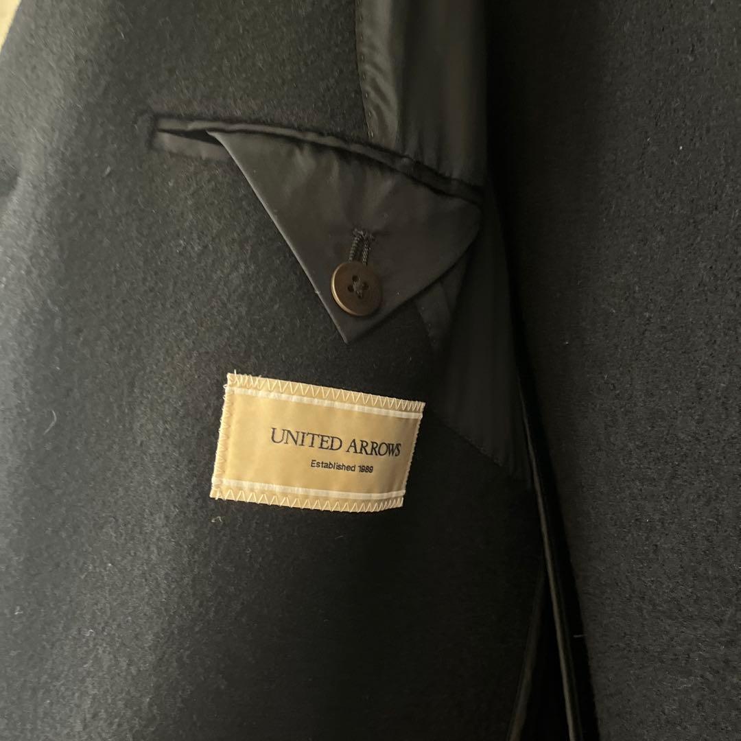 チェスターコート UNITED ARROWS 46 ブラック