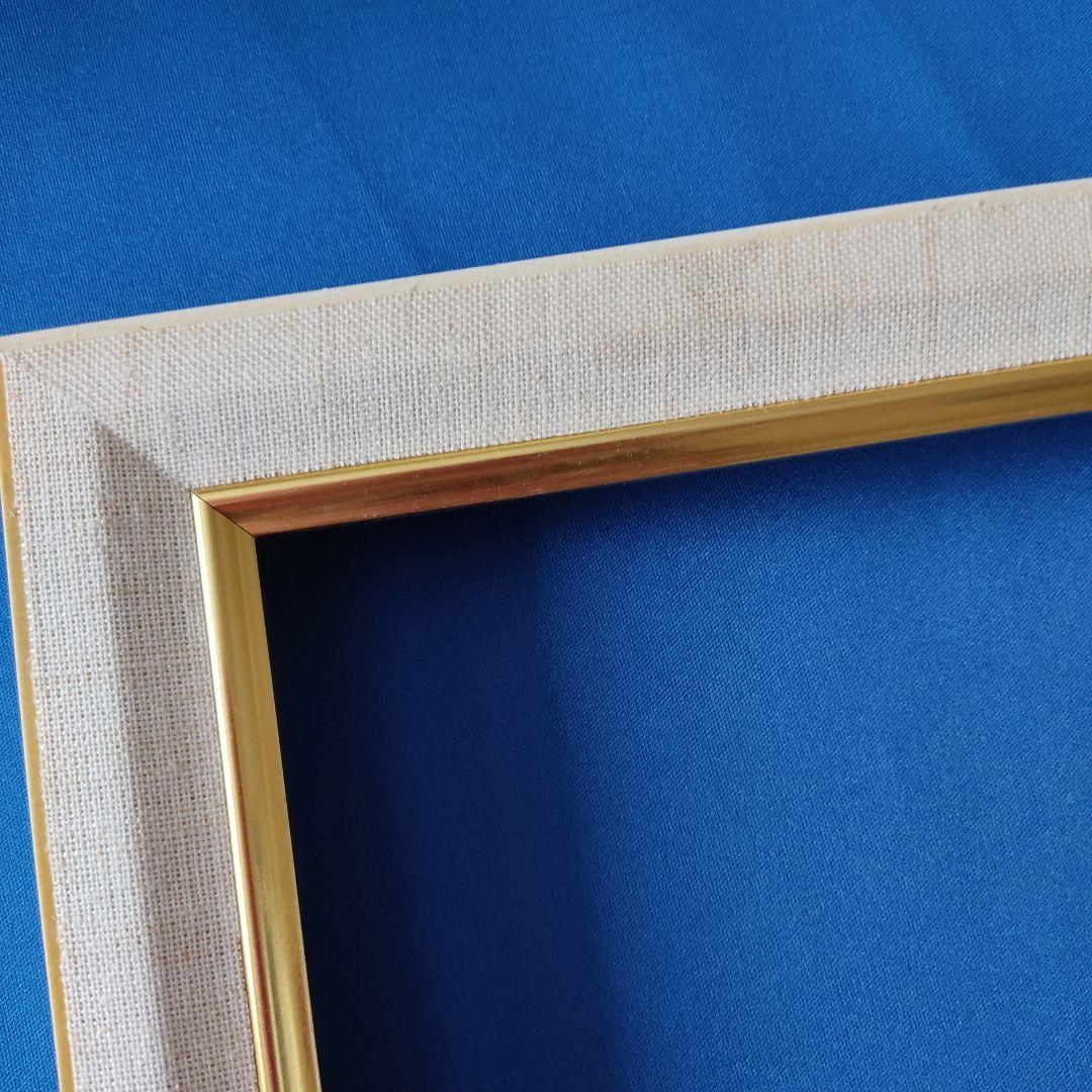 三上隆彦 馬 絵 金額縁 本物 馬の三く上 サラブレッド 競走馬