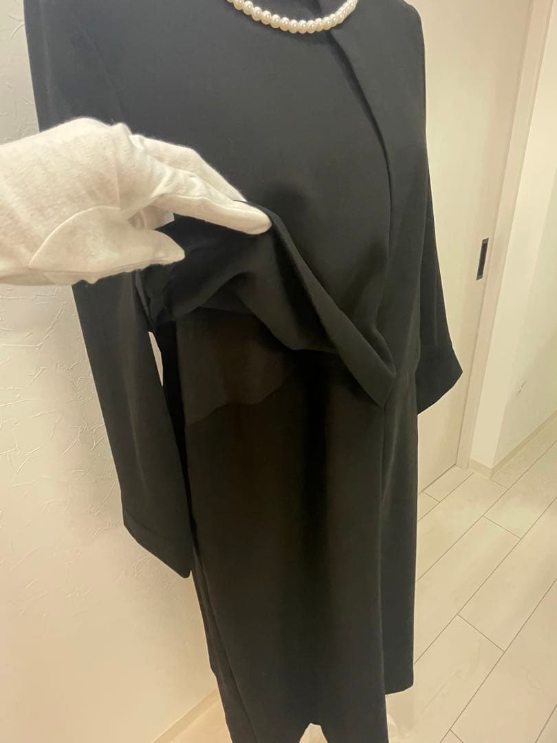 Brackgallery＊ブラックフォーマル＊ワンピース＊ゆったり大きめ＊15号