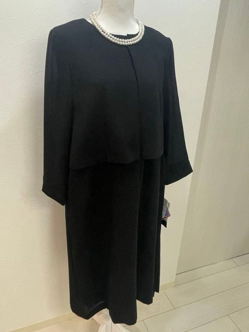 Brackgallery＊ブラックフォーマル＊ワンピース＊ゆったり大きめ＊15号