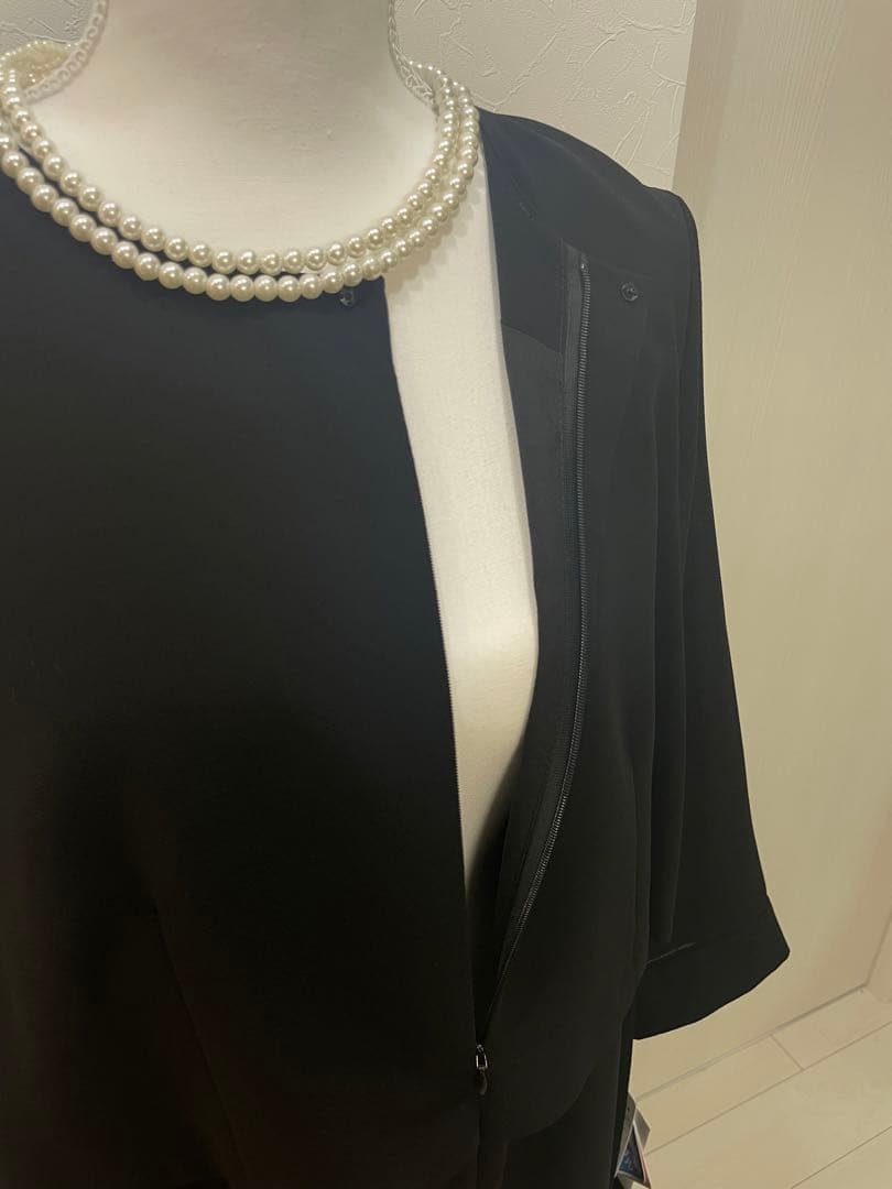 Brackgallery＊ブラックフォーマル＊ワンピース＊ゆったり大きめ＊15号