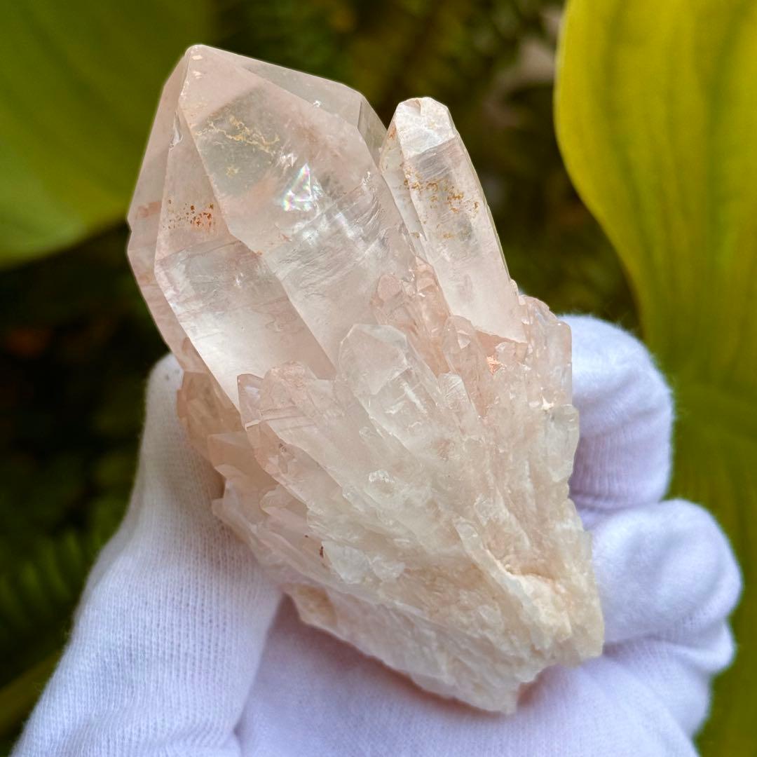 ピンクキャンドルクォーツ　原石　マダガスカル産　天然石