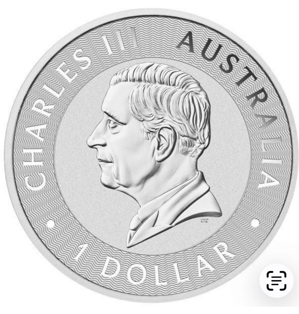 オーストラリア、カンガルー銀貨1オンス クリアケース付き保証書付き