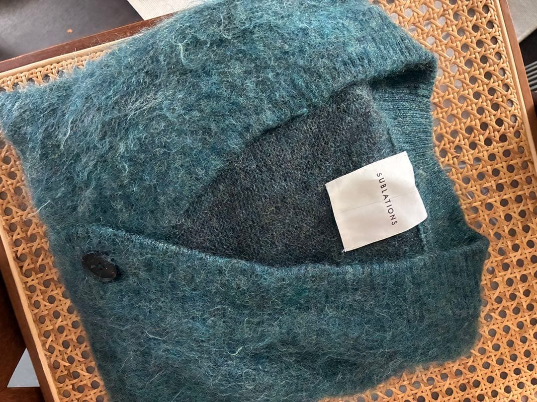 SUBLATIONS LOW SILHOUETTE モヘアカーディガン