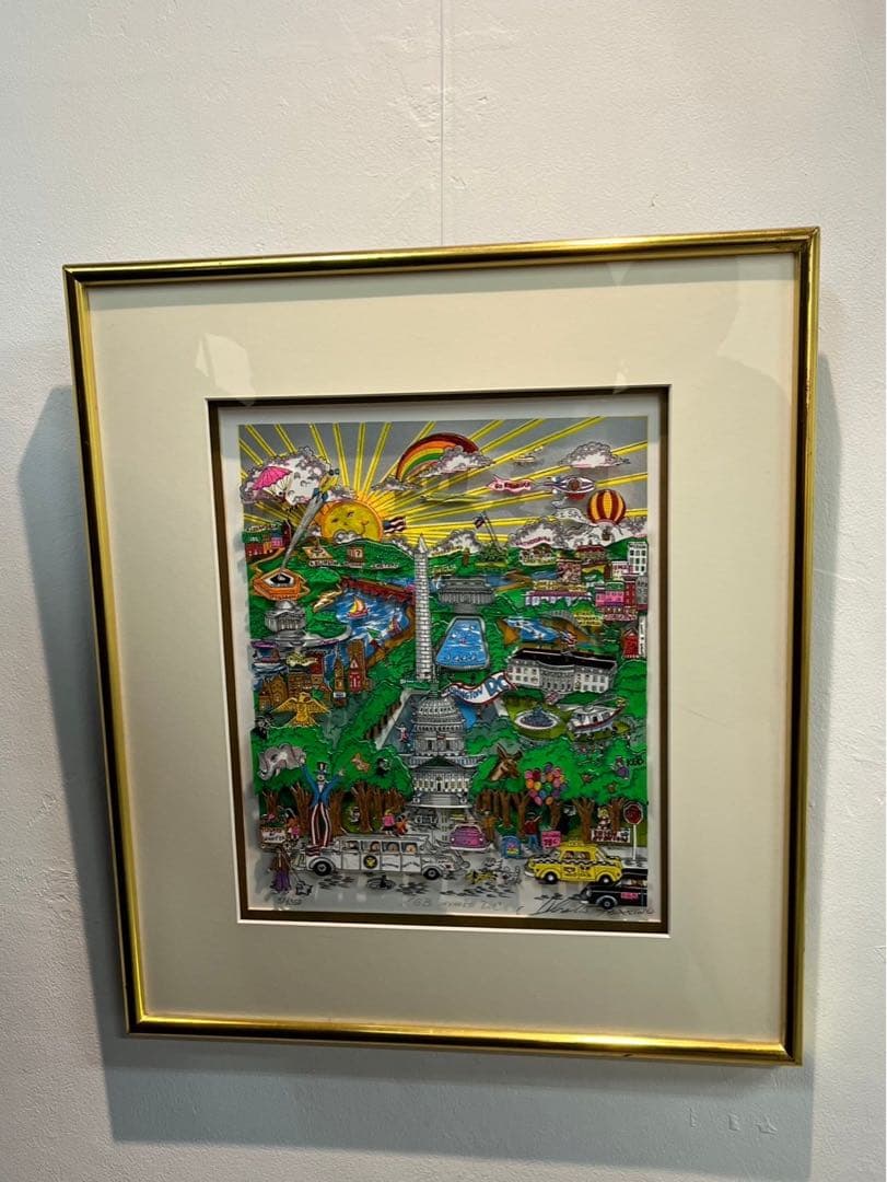 チャールズ　ファジーノ　K.G.B invades D.C. 立体版画