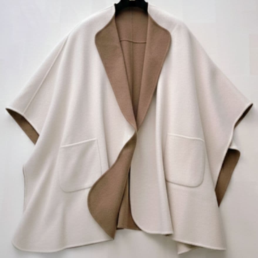 美品ロクユナイテッドアローズリバーポンチョコート五明祐子さん着用