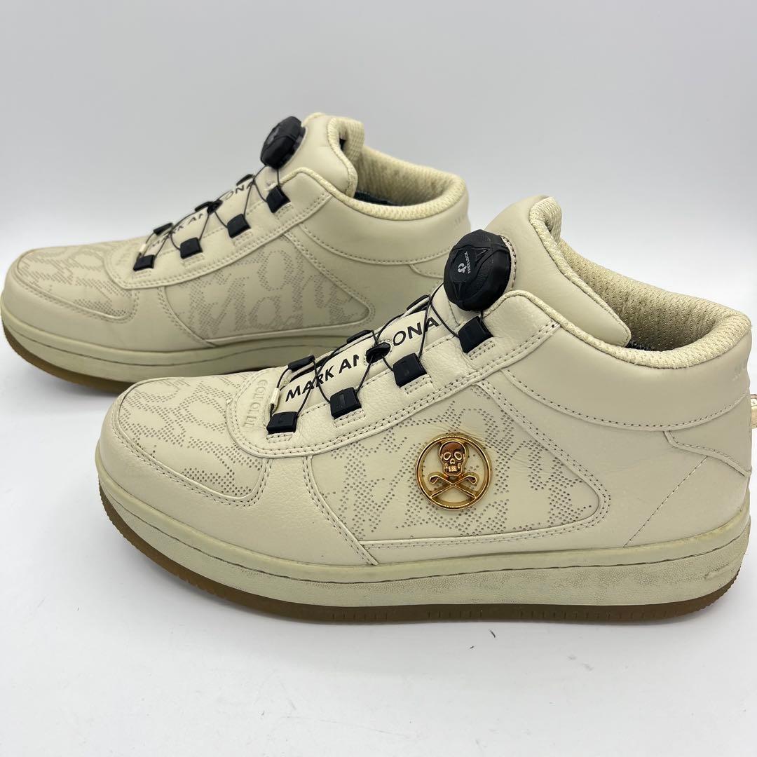 未使用 MARK＆LONA マーク＆ロナ BOA ゴルフシューズ 27 ベージュ