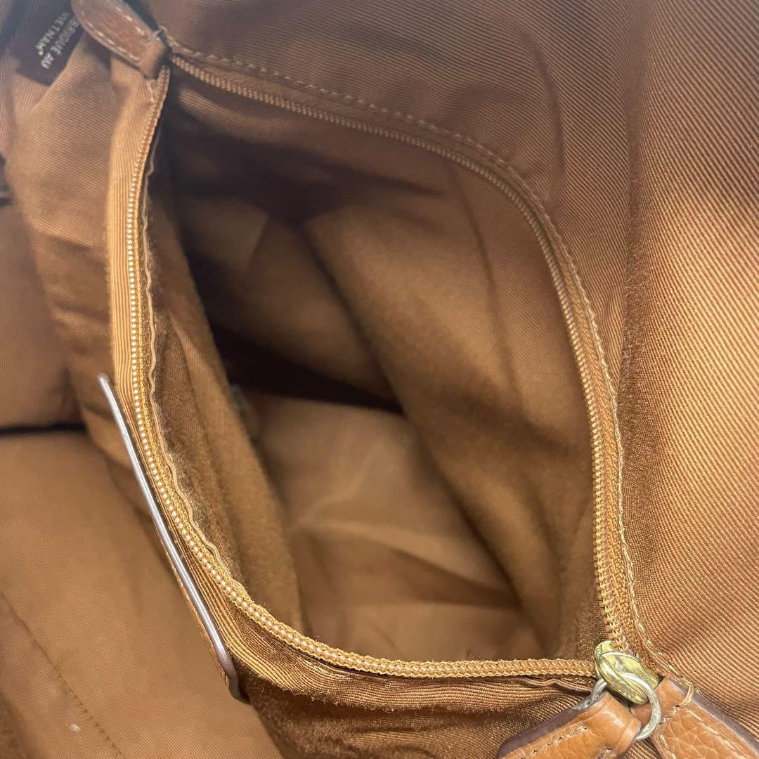 美品　A4 コーチ　リュック　バックパック　チャーリー　レザー　茶 ブラウン