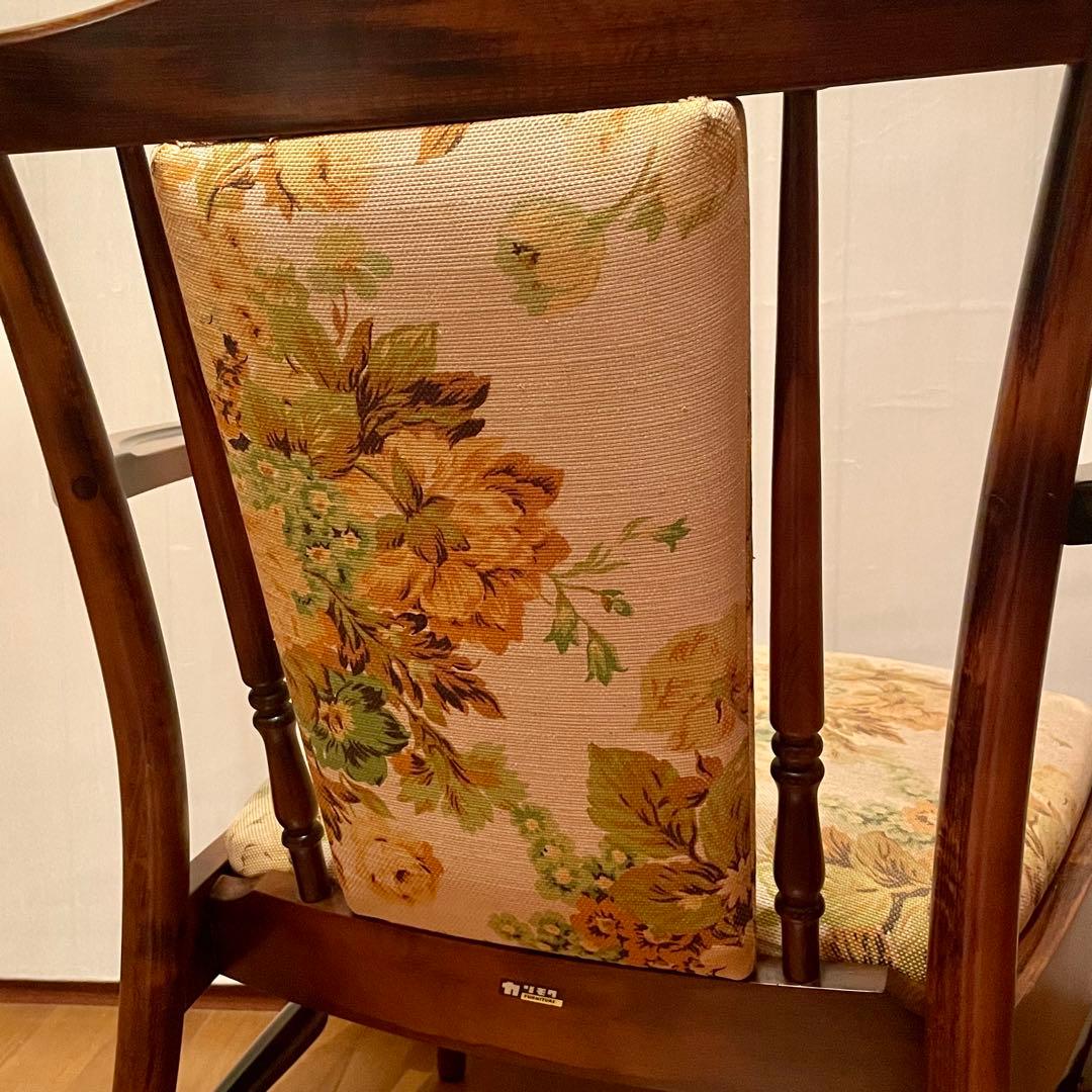 【カリモク】\"コロニアル\" WC0020GK ラウンジチェア No.1