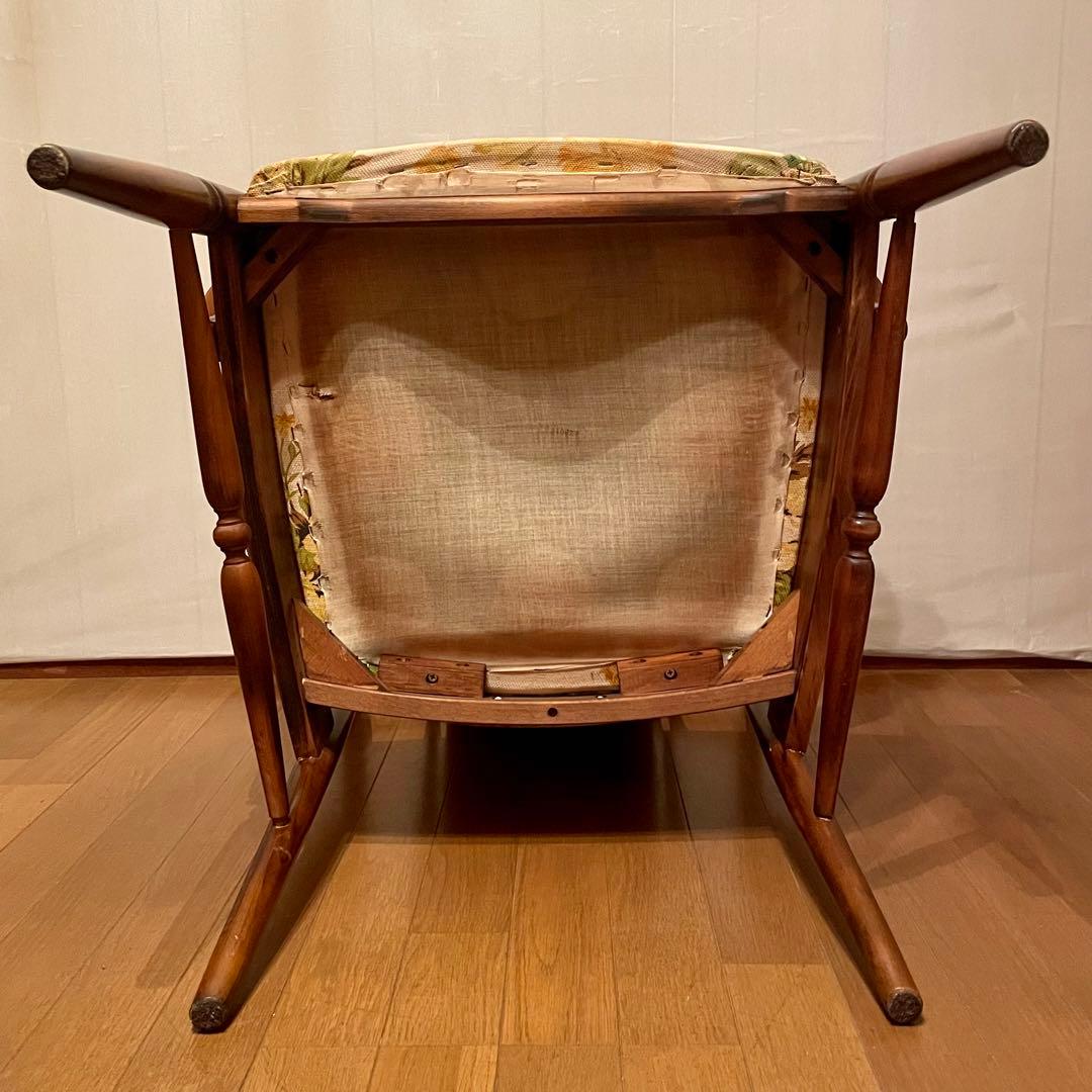 【カリモク】\"コロニアル\" WC0020GK ラウンジチェア No.1