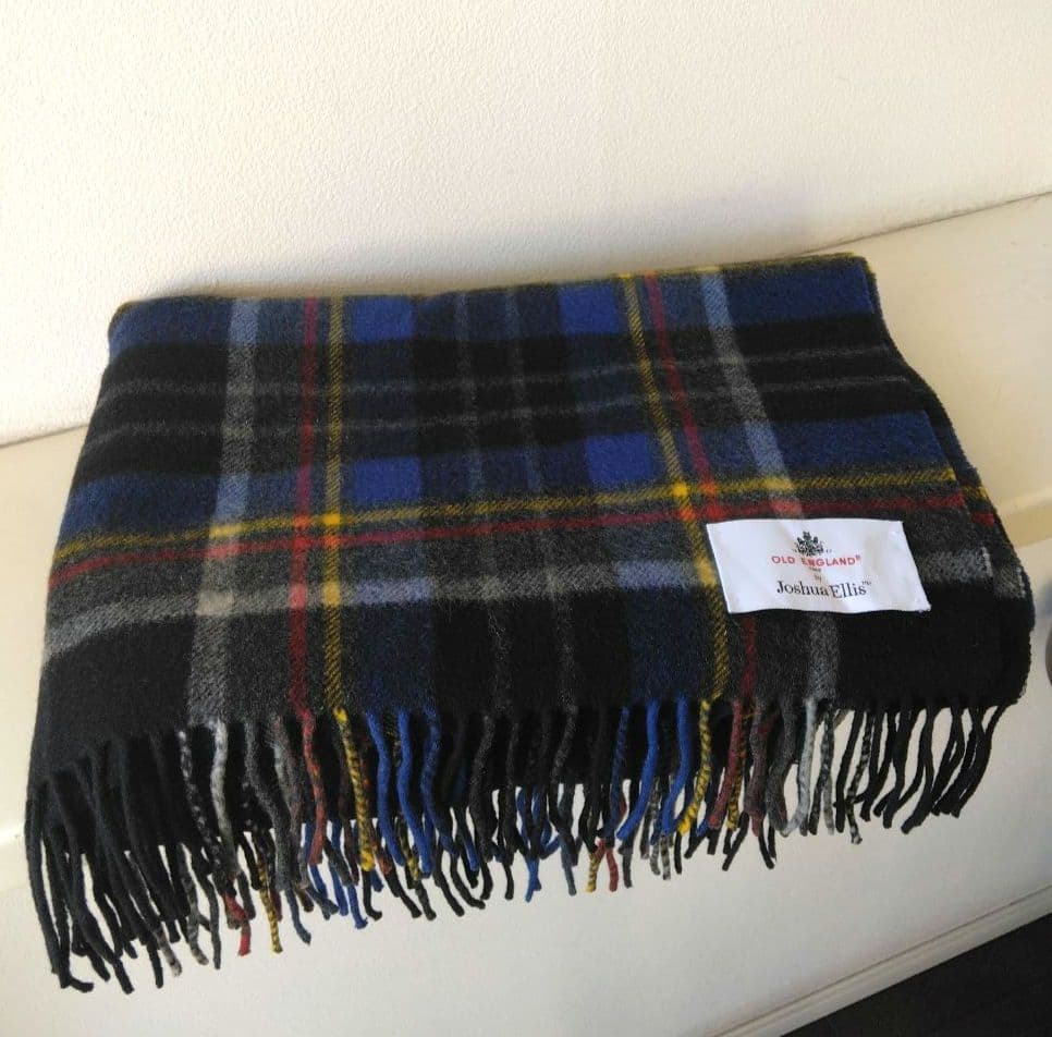 Joshua Ellis 別注OLD ENGLAND 　大判カシミアストール