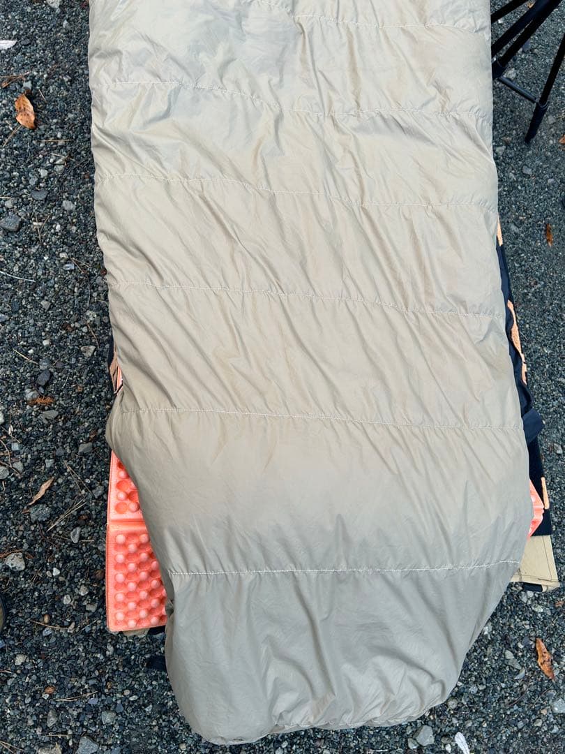 NANGA×3ten 別注シュラフ オーロラテックス600DXベージュロング