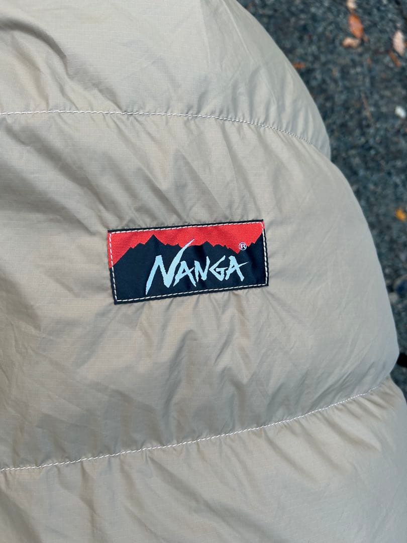 NANGA×3ten 別注シュラフ オーロラテックス600DXベージュロング