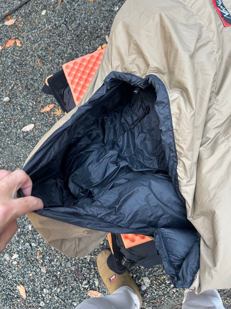 NANGA×3ten 別注シュラフ オーロラテックス600DXベージュロング