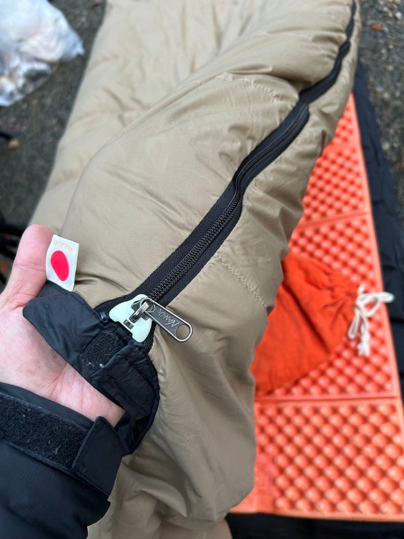 NANGA×3ten 別注シュラフ オーロラテックス600DXベージュロング