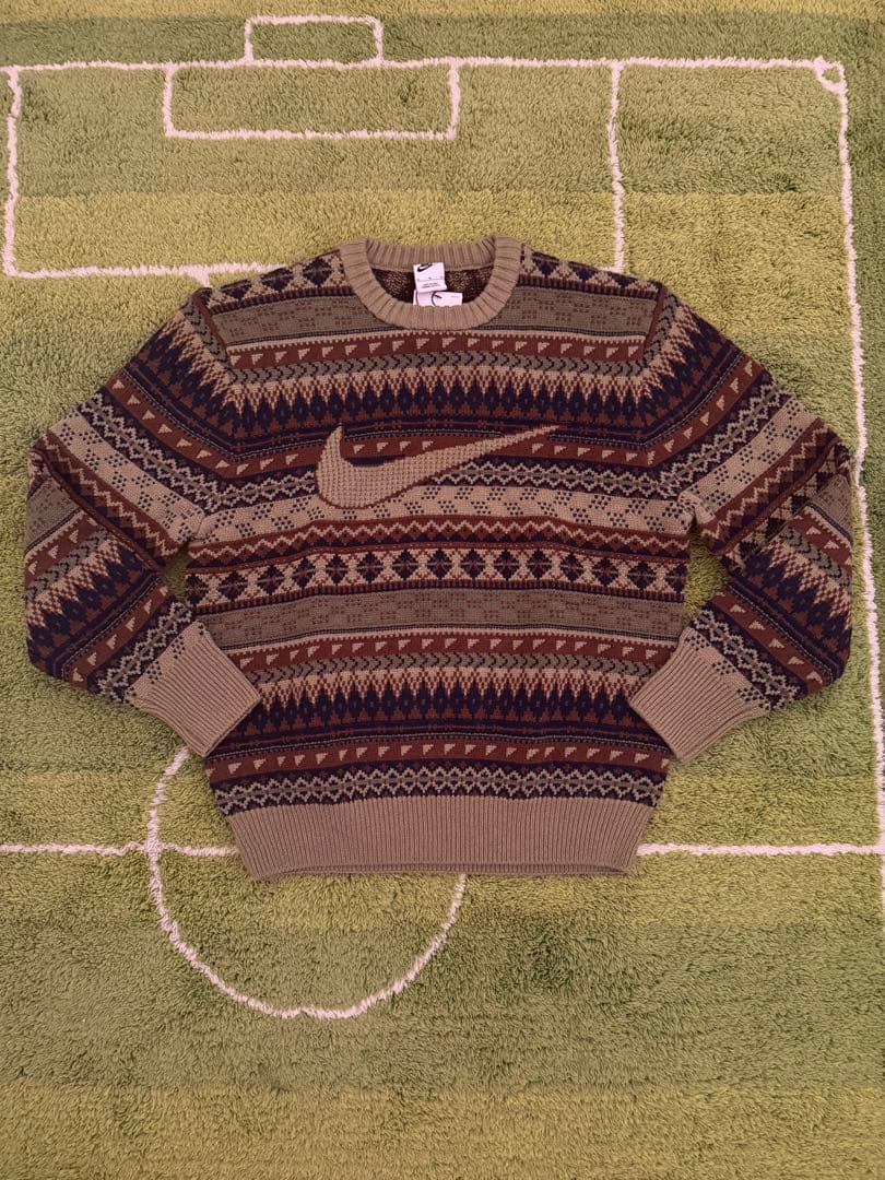 【人気】Nike　フェアアイルニット　L