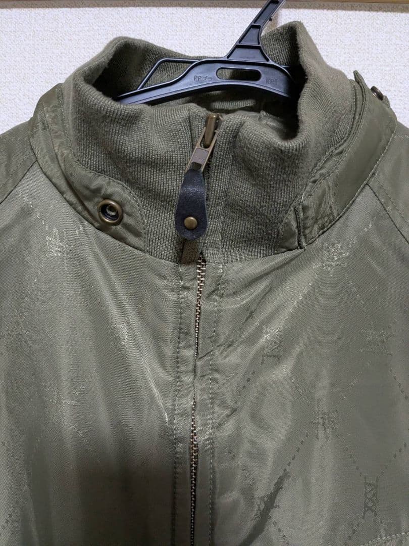 OLD STUSSY MA1ジャケット モノグラム