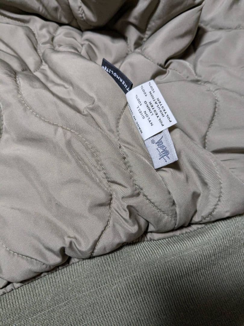 OLD STUSSY MA1ジャケット モノグラム