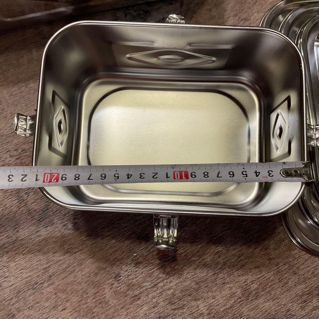 大容量！ステンレス鋼 キムチ容器 密閉容器 3セット（3L + 5L + 8L）