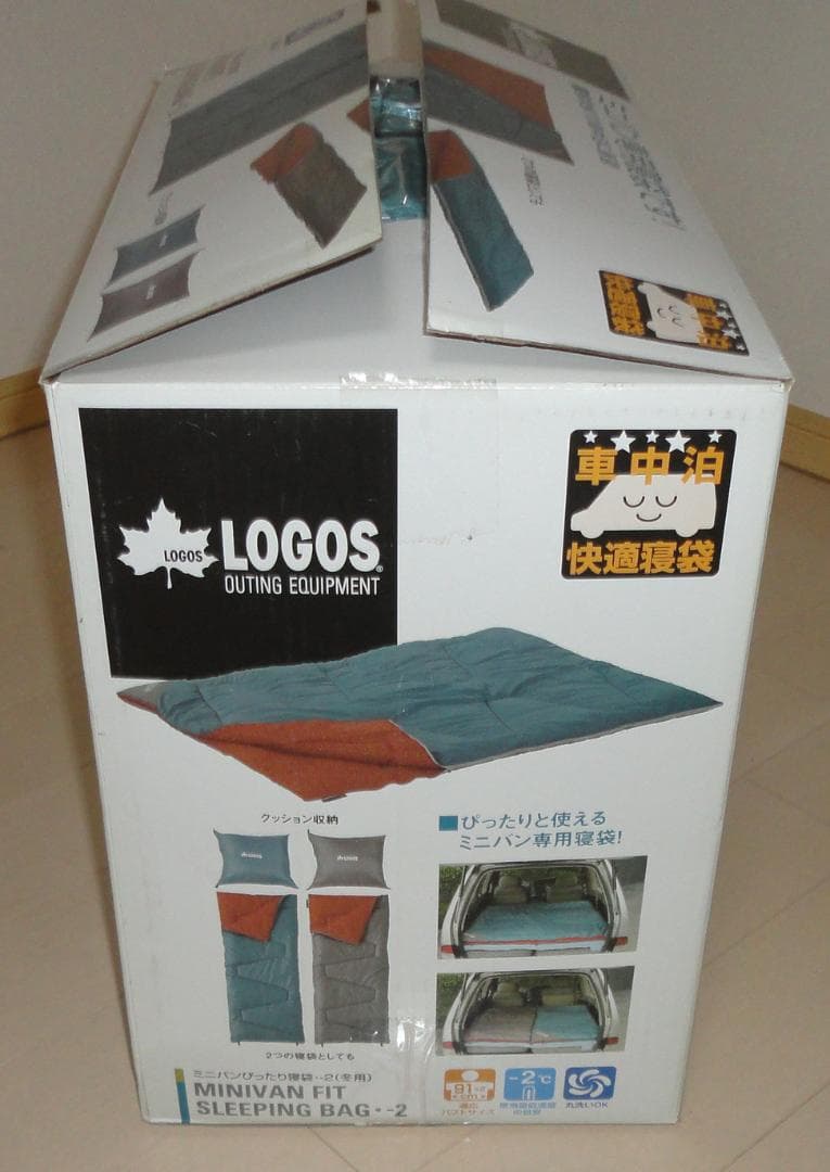 LOGOS MINIVAN FIT SLEEPING BAG -2　ロゴス　寝袋