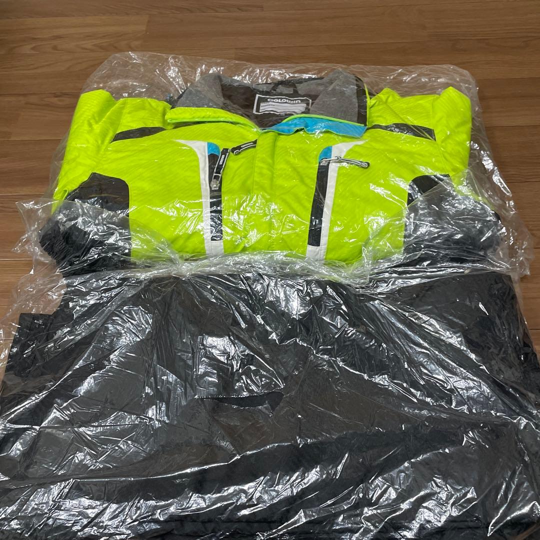 GOLDWIN スキーウェア 160サイズ ライムグリーン/ブラック
