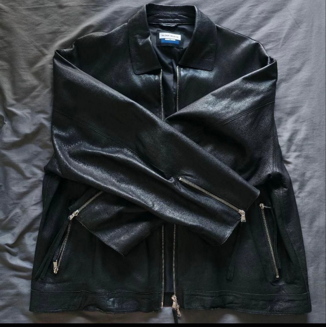 山田涼介着用ラムレザー プライムオーバー シングルライダース