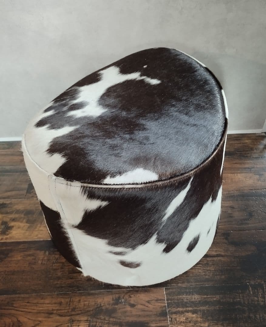 専用IKEA 牛革ハラコスツール - メルカリ